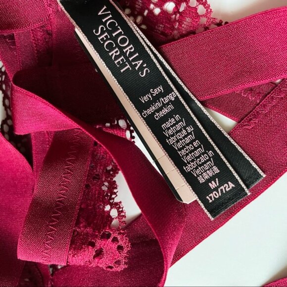 32D MEDIUM Victoria’s Secret red bra set - Picture 7 of 7
